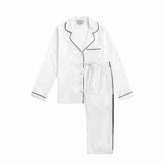 Premium Cotton Pajama Set in Monochrome