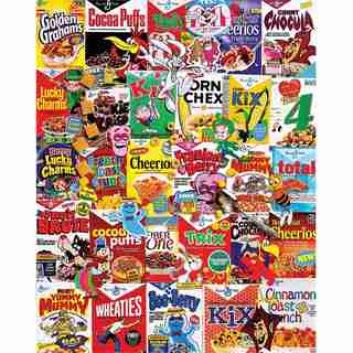 Cereal Boxes 1000 Piece Puzzle