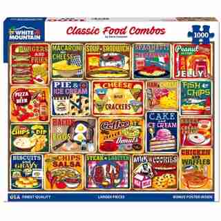 Classic Food Combos 1000 Piece Jigsaw Puzzle