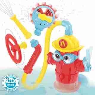 Jouet de baignoire de bouche d'incendie, par Yookidoo