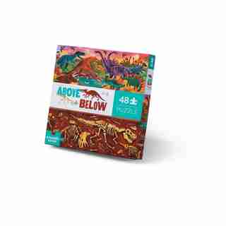 A & B Dinosaur World Puzzle, 48 Pieces