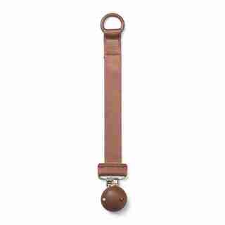 Elodie Details Pacifier Clip Wood - Burned Clay