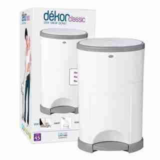 Diaper Disposal Bin Classic White