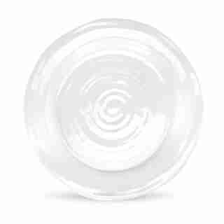SET OF 4 SALAD PLATES, WHITE