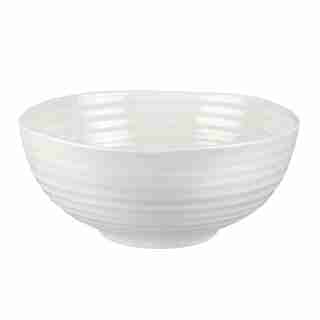 WHITE NOODLE BOWL 7"