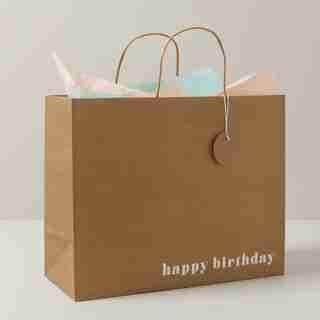 Extra Large FSC Gift Bag Kraft Birthday