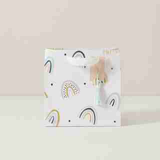 Mara-Mi FSC Baby Small Gift Bag - Rainbows