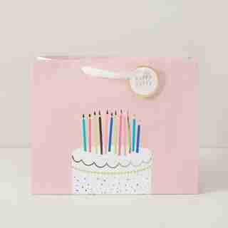Mara-Mi FSC Birthday XL Gift Bag - Vogue Blush Cake