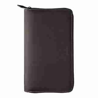 Filofax 2022 Saffiano Zip Organizer, Personal Size, Black