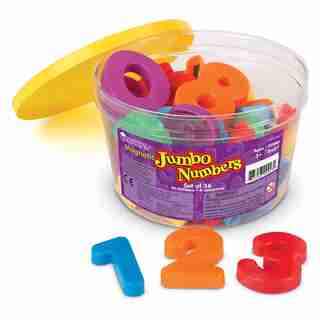 Learning Resources Jumbo Magnetic Letters & Operations