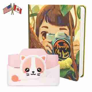 Model K Meowie the Cat, Children's Digital Camera & Activity Book Bundle