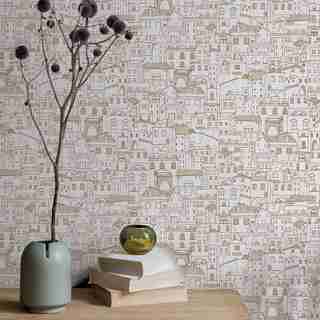 Peel & Stick Wallpaper, Amalfi Coast by Turquoise Palace + Tempaper