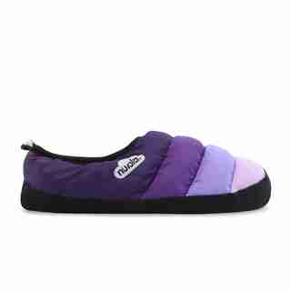 Chaussons de Couleur Classique en Ombre Pourpre