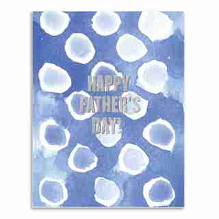 Father's Day Card Father Day Water Dots