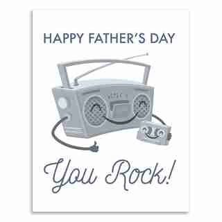 Father's Day Card Boombox