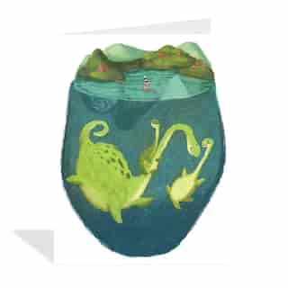 Mother's Day Card Loch Ness Monster