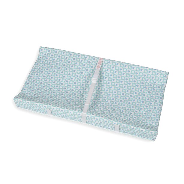 QUILTED CONTOUR CHANGING PAD BLUE by Piccolo Bambino Gifts www