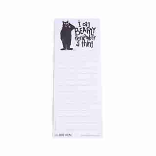 I Can Bearly Remember A Thing Magnetic Listpad