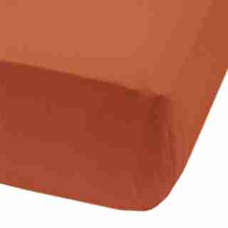 Drap contour en coton pour couchette Perlimpinpin - ROUILLE