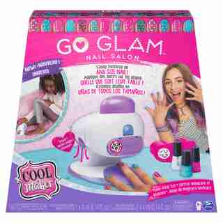 Cool Maker, GO GLAM Nail Stamper Salon pour manucures et pédicures avec 5 motifs et un sèche-ongles