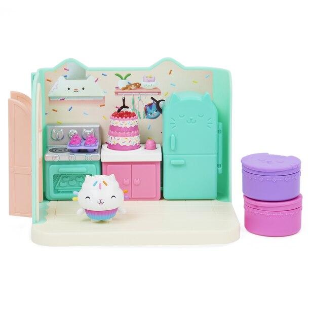 Gabby’s Dollhouse, Bakey with Cakey Kitchen with Figure and 3
