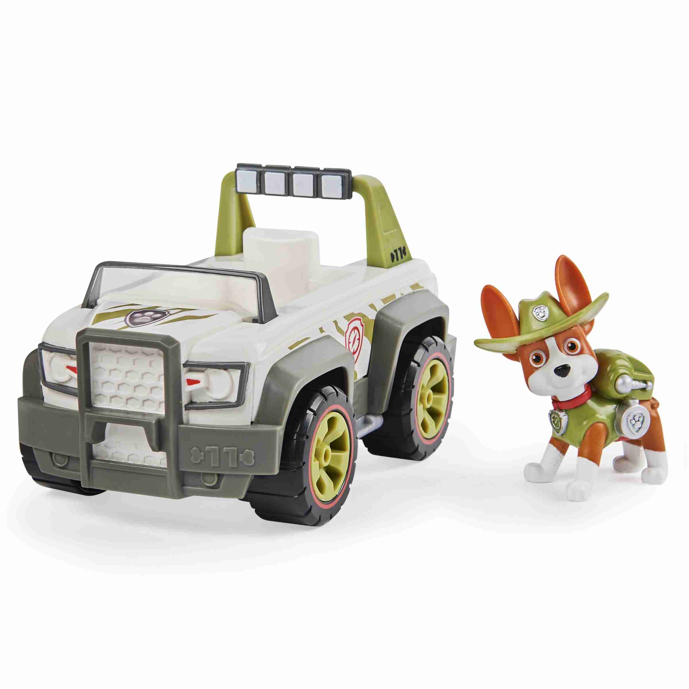 PAW Patrol, Tracker's Jungle Cruiser Vehicle with Collectible ...