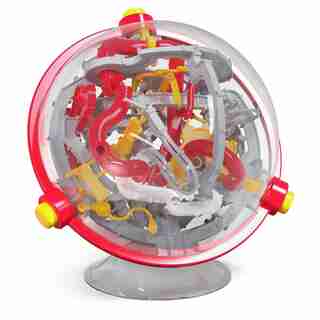 Perplexus Portal, 3D Puzzle Ball Maze Fidget Toys Kids Games Travel Games Puzzle Games Fidget Ball with 150 Obstacles, for Adults and Kids Ages 8 and up