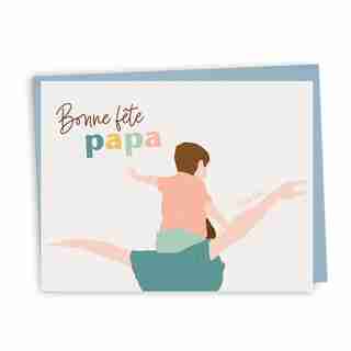 Carte unitaire Bonne fête Papa