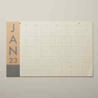 DESK BLOTTER CALENDAR, SHADOW