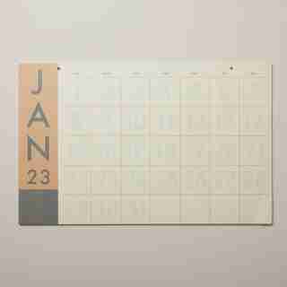 DESK BLOTTER CALENDAR, SHADOW