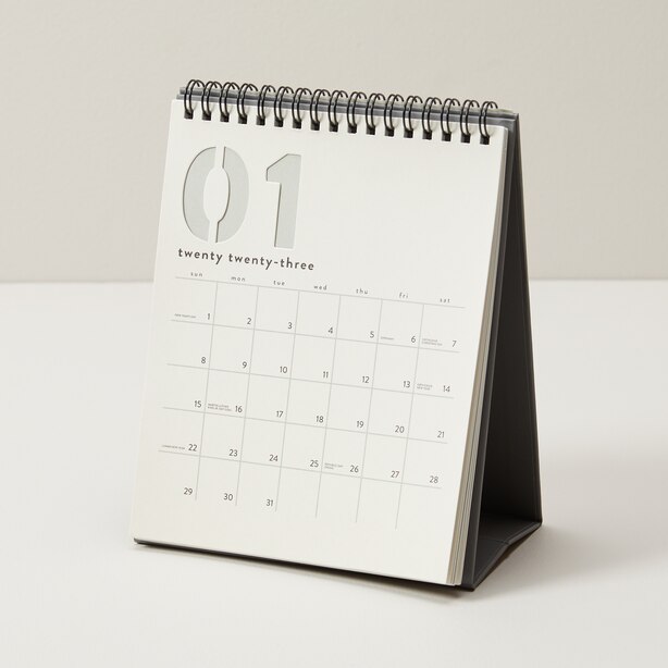 Desk Cal Mini Spiral Diecut by NOTA Gifts www.chapters.indigo.ca