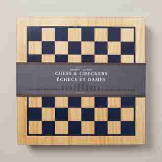 WOODEN CHESS & CHECKERS
