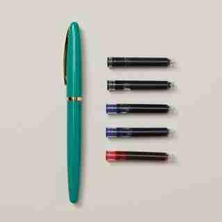 FOUNTAIN PEN SET, GREEN