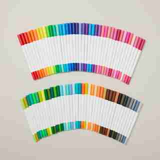 DUAL ENDED MARKERS, SET OF 80