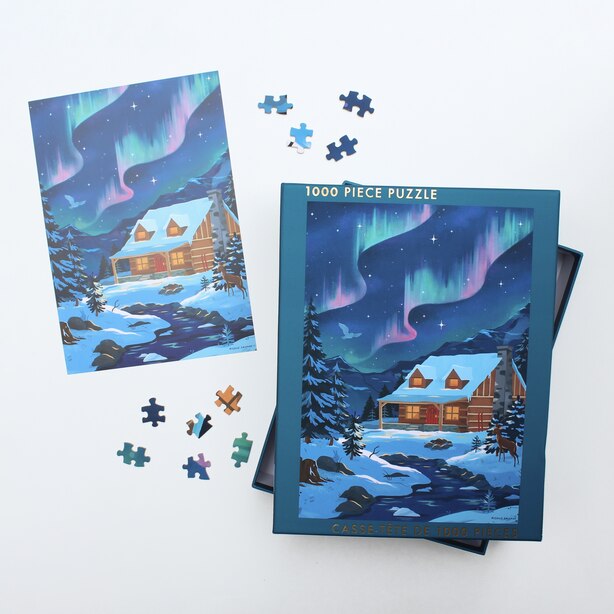 1000PC NORTHERN LIGHTS PUZZLE by Hobbry Toys www.chapters.indigo.ca