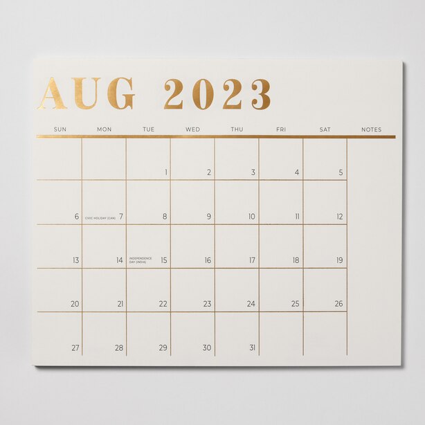 CALENDRIER 2023-2024 MAGNÉTIQUE DE 17 MOIS – DORÉ de Hobbry | Articles CALENDRIER 2023-2024 MAGNÉTIQUE DE 17 MOIS – DORÉ de Hobbry | Articles