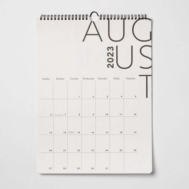 20232024 17MONTH VERTICAL SPIRAL WALL CALENDAR by NOTA Gifts www