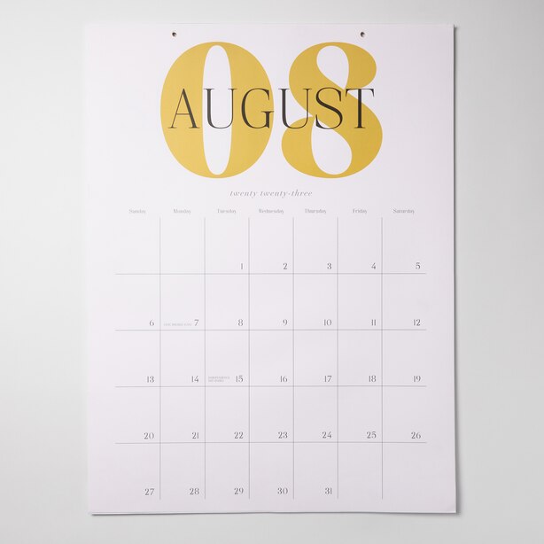 20232024 17MONTH JUMBO WALL CALENDAR by NOTA Gifts www.chapters