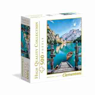 High Quality Collection 500 Piece Jigsaw Puzzle, Braies Lake