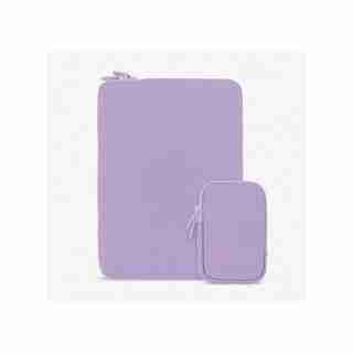 Vibrance Essential Sleeve avec pochette pour ordinateurs portables jusqu'à 14 pouces, Mauve