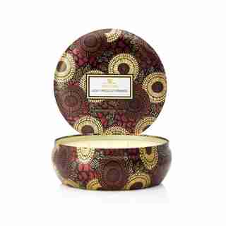 Voluspa® 3-Wick Decorative Tin Candle - Goji & Tarocco