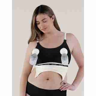 Accessoire mains libres pour soutien-gorge d’allaitement Clip and PumpMC, Noir M