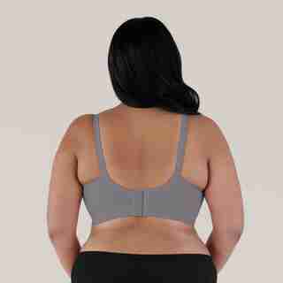 Body Silk Seamless Full Cup Nursing Bra, Silver Belle X-Large