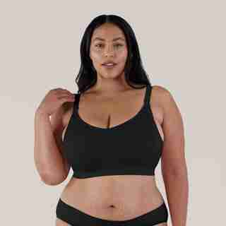 soutien-gorge d'allaitement à bonnets Body Silk Seamless, Noir G
