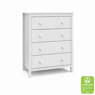 STORKCRAFT ALPINE 4 DRAWER CHEST WHITE