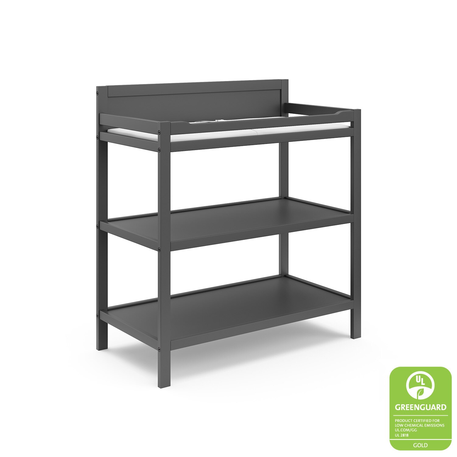 graco changing table white