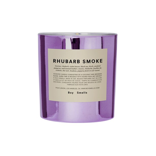 Rhubarb Smoke Scented Candle by Boy Smells Gifts www.chapters.indigo.ca
