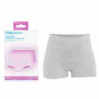 Frida Mom - Fridababy - Sous-vêtements post-partum jetables Boyshort - Récupération périnéale - Super doux, extensible, sans latex - Sac d'hôpital pour nouveau-né Essentiel - Régulier