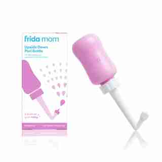 Frida Mom -Biberon à l'envers - Récupération post-partum - La laveuse originale Fridababy pour la récupération périnéale et le nettoyage après la naissance - Sac d'hôpital essentiel, nouveau-né