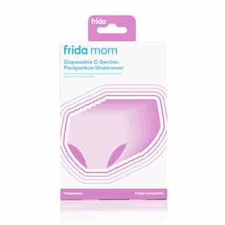 Frida Mom - Fridababy - Sous-vêtements post-partum jetables à taille haute - Récupération de la section C - Super doux, extensible, sans latex - Sac d'hôpital essentiel - Petite